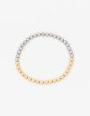Collares Cortos Metal Collar Corto De Metal Biplating - Combinacion Bicolor