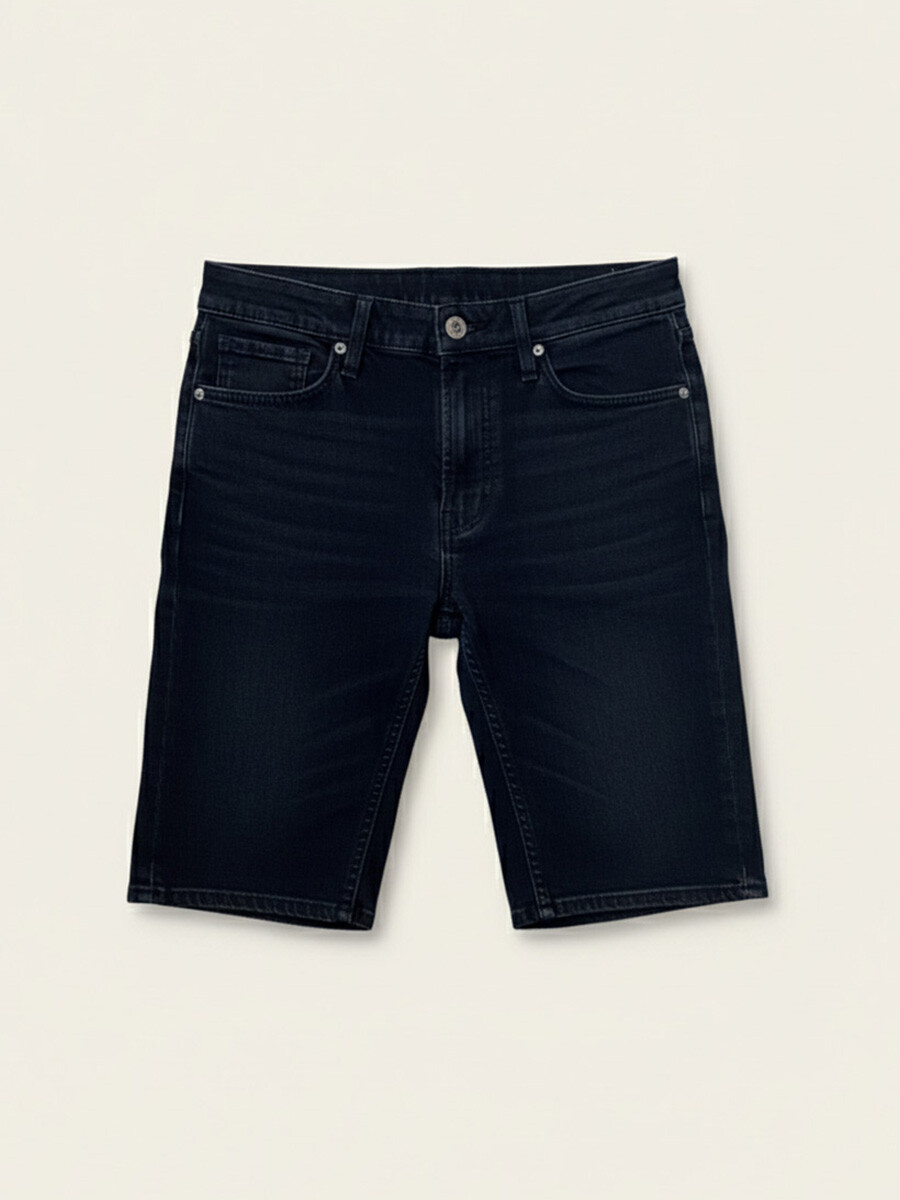 BERMUDA JEAN VECTOR - Negro 