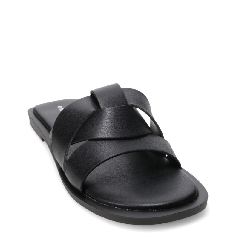 Sandalia de Mujer Miss Carol NOXI chata estilo flat Negro