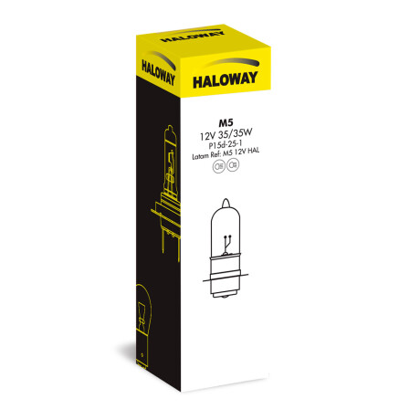 LAMPARA - HALOGENA 12V 35/35W HS1 PX43T MOTO HALOWAY LAMPARA - HALOGENA 12V 35/35W HS1 PX43T MOTO HALOWAY
