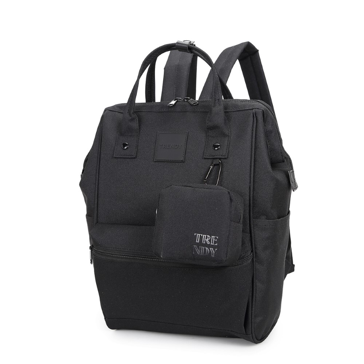 Modero Mochila multicierres con modero - Negro — Canva Store