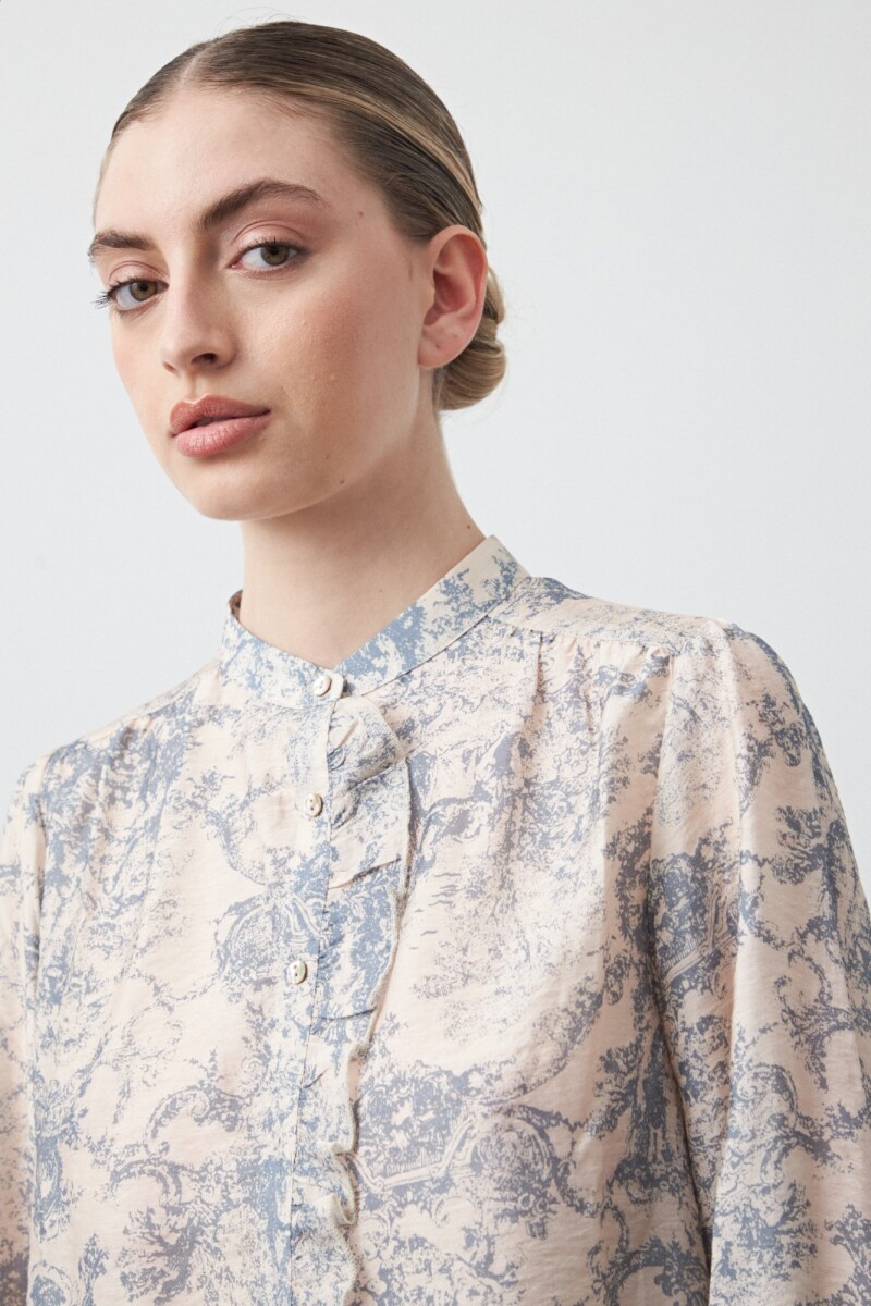 CAMISA LIU Azul Claro