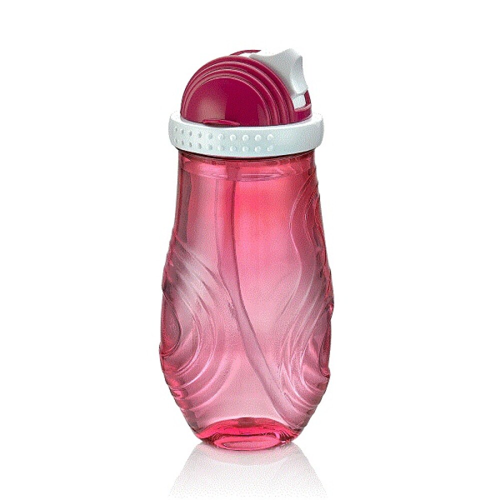 Botella con sorbete 400 ml QLUX IDEAS Botella con sorbete 400 ml QLUX IDEAS