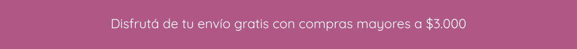 Envío Gratis $3.000