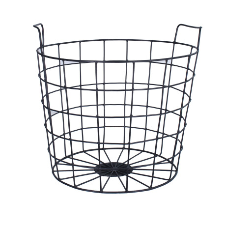 CESTO METAL METAL NEGRO CONE