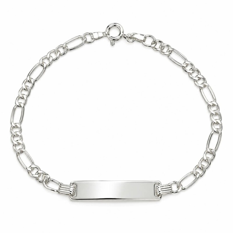 Pulsera con placa de identidad Pulsera con placa de identidad