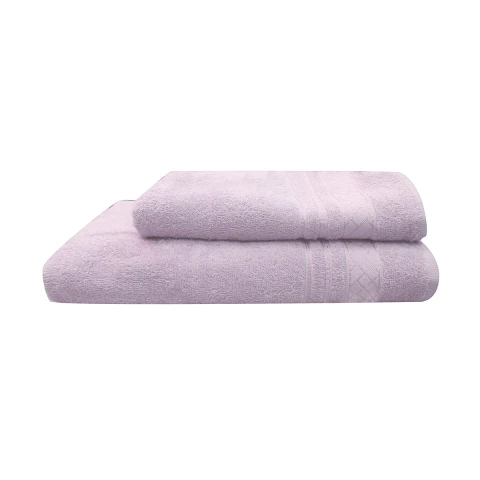Pack x 2 Toallas Jacquard Premium 100% Algodón 7177- LILA