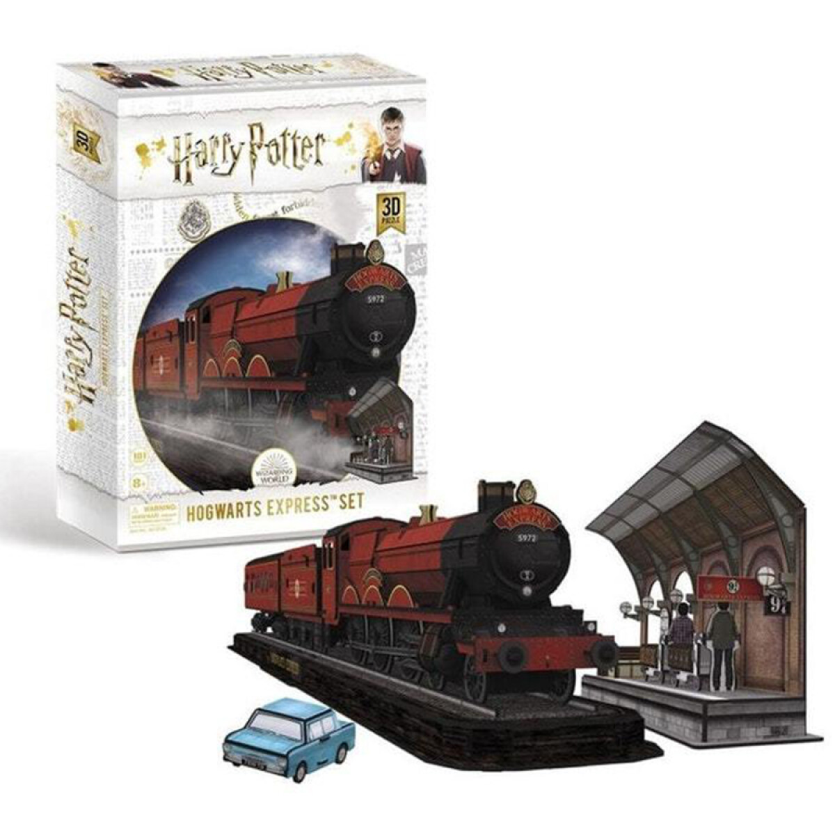 Puzzle 3D Harry Potter - Hogwarts Express Set - 181 Piezas 