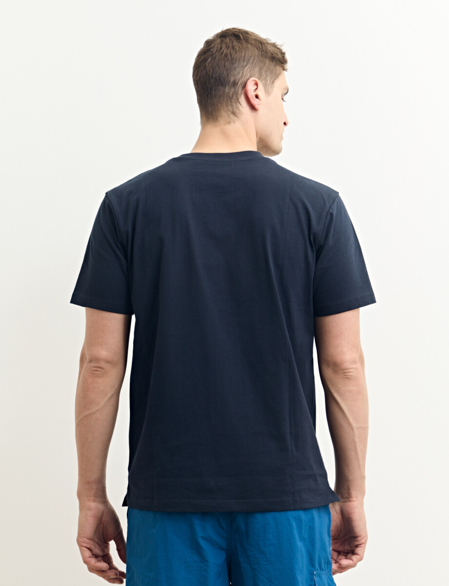 520306 T-SHIRT HARRY Azul Oscuro