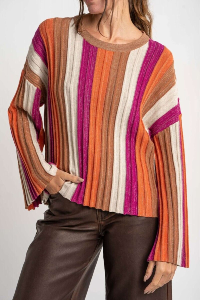 Sweater Rayado Lurex - Multi 