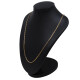Cadena forcet en oro 18k rosa. Largo 57 cm Cadena forcet en oro 18k rosa. Largo 57 cm