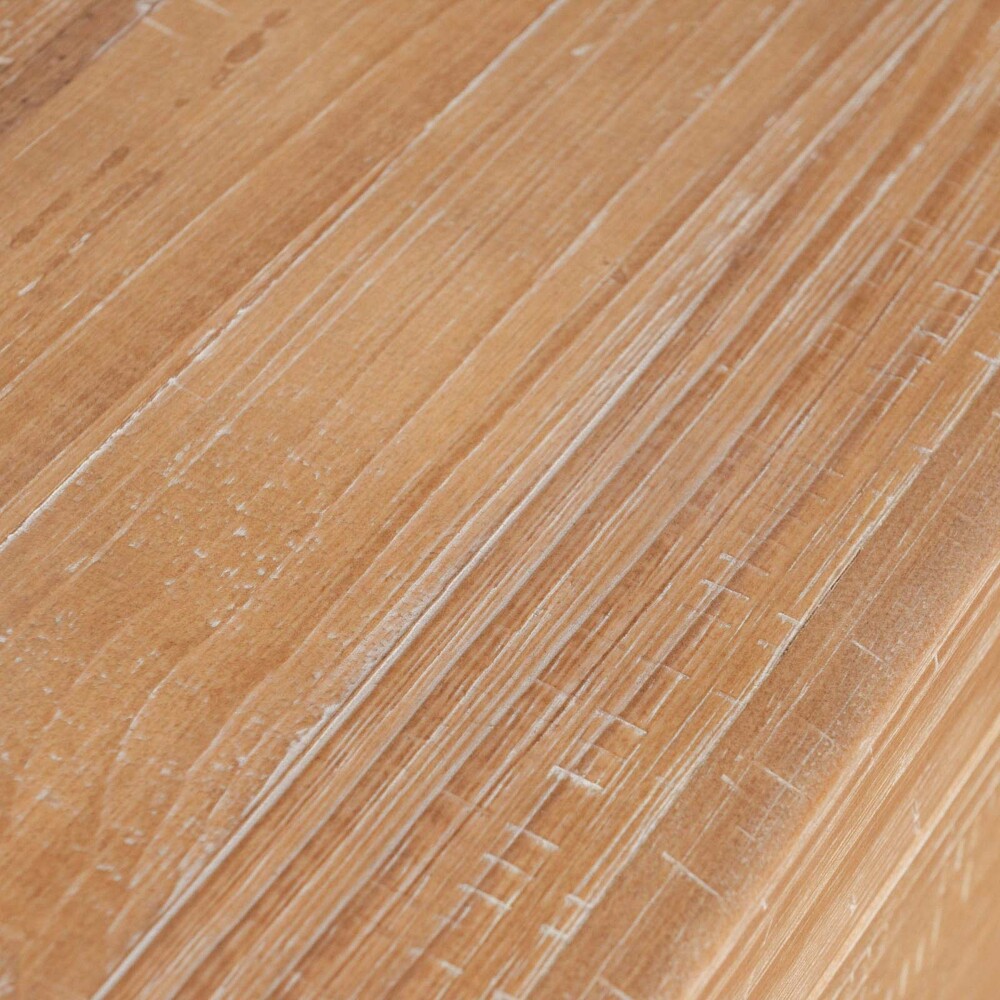 MESA DE LUZ 1 CUERPO MADERA NATURAL-BEIGE MONTAUK