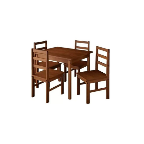 Juego de Comedor - 100 CM Madera CERA Juego de Comedor - 100 CM Madera CERA