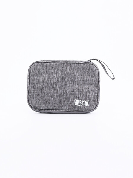 ORGANIZADOR DE CABLES GRIS (V)
