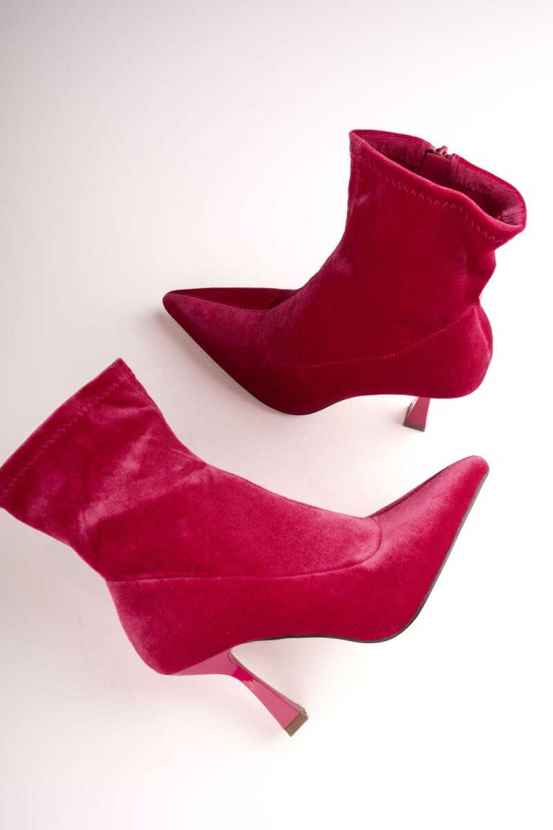 Bota Velvet Fucsia