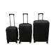 Set de 3 Valijas de Mano Rígidas Negro