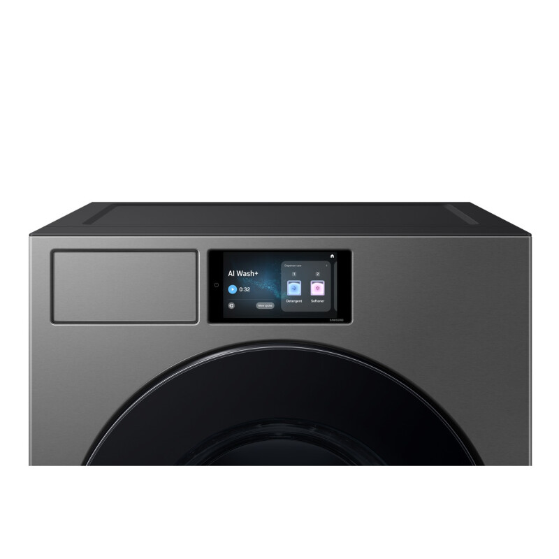 Lavarropas Samsung Bespoke AI 25 kg Negro con AI Ecobubble, Vapor Higiénico y Auto Open Door WF25B9600KV Lavarropas Samsung Bespoke AI 25 kg Negro con AI Ecobubble, Vapor Higiénico y Auto Open Door WF25B9600KV