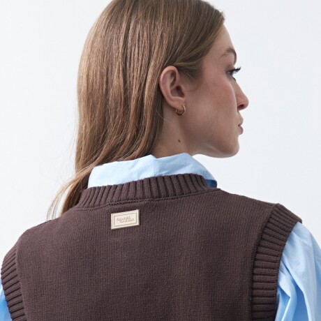 CHALECO MELT Chocolate