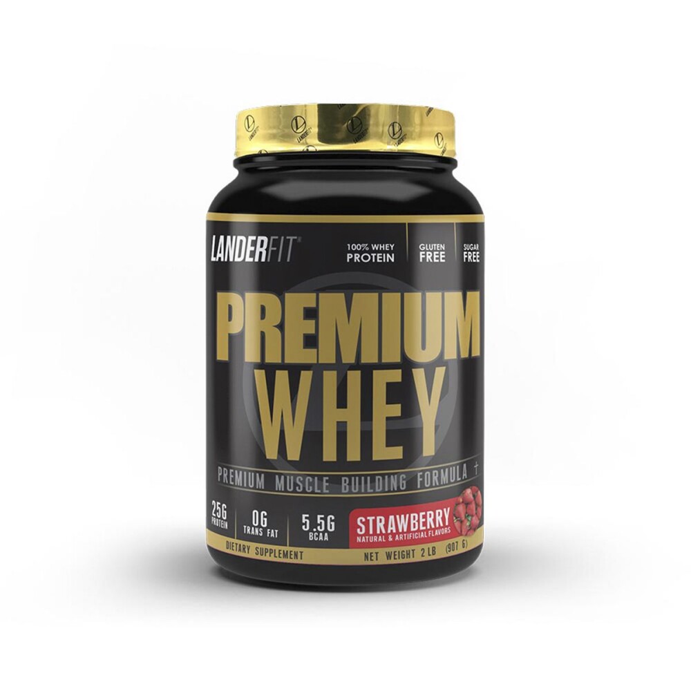 PREMIUM WHEY STRAWBERRY LANDERFIT FR. X única