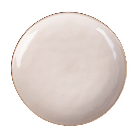 PLATO 20CM RONNIE CERAMICA NATURAL-BEIGE CREMA