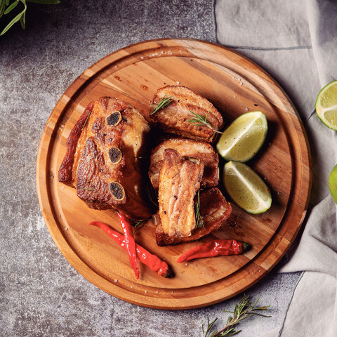 Plato para asado 26 x 1.5cm. "CHURRASCO" -TRAMONTINA TB1304