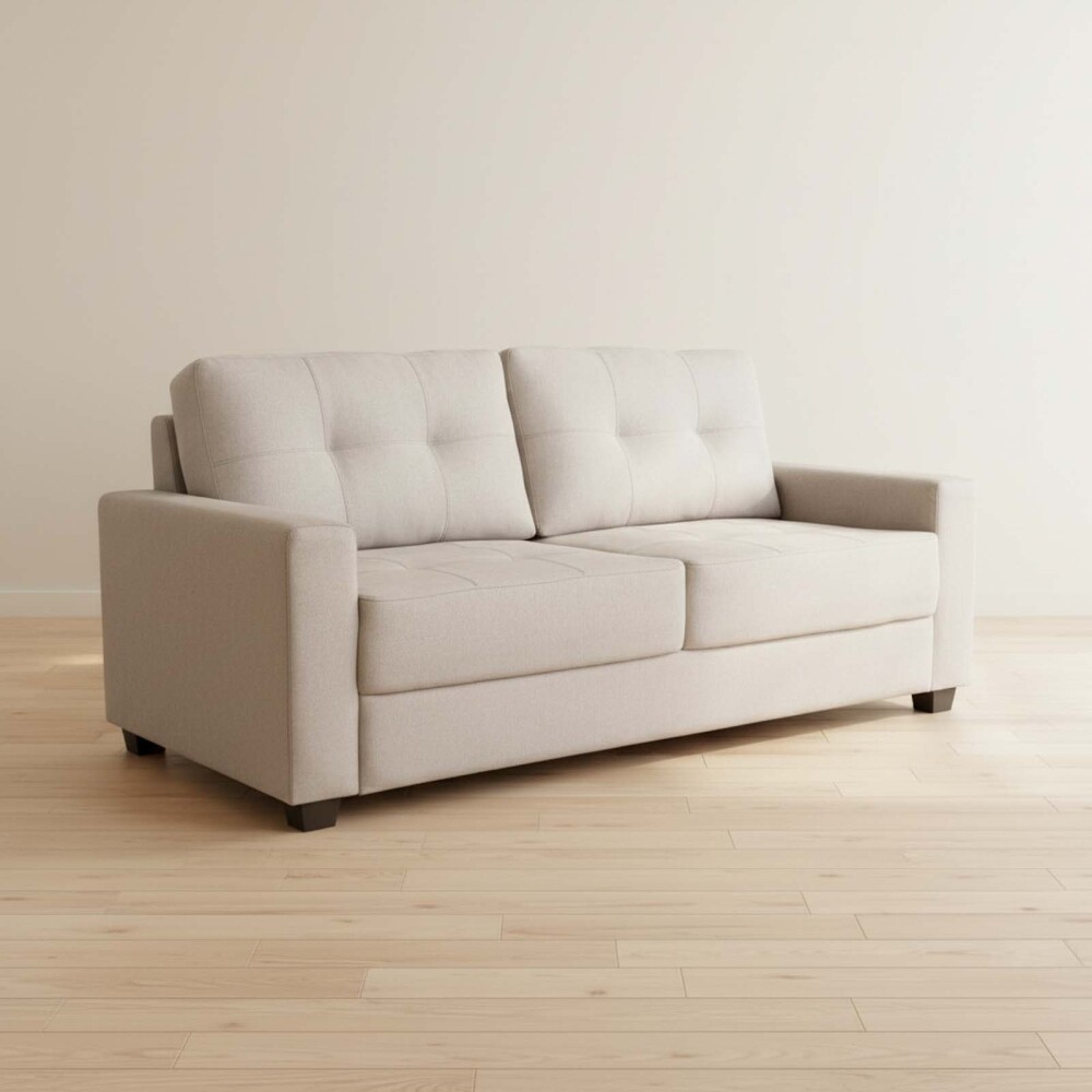 SILLÓN 3 CUERPOS TELA NATURAL-BEIGE PIRIA ARENA