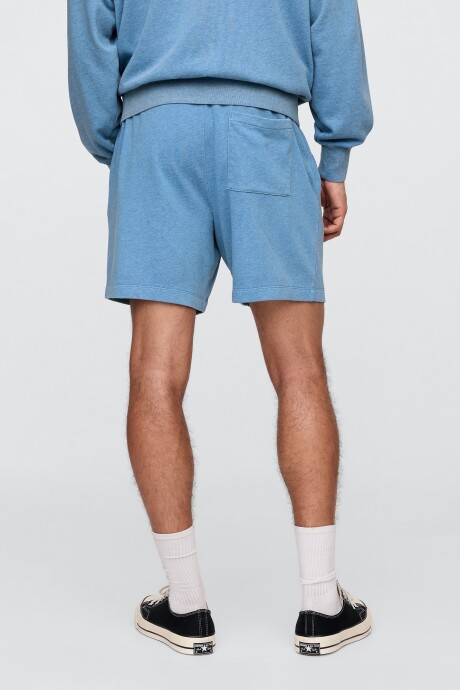 Short Deportivo Sin Felpa Logo Gap Hombre Union Blue