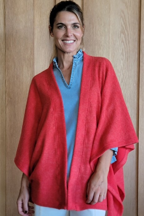 Ruana Cerdeña Rojo