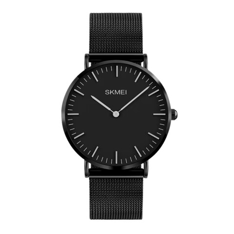 Reloj Skmei Q028RG Unisex en Acero Negro Negro