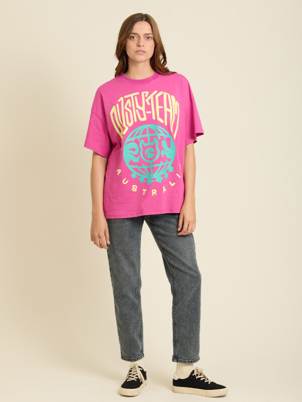 T-SHIRT ZURIA RUSTY Fucsia