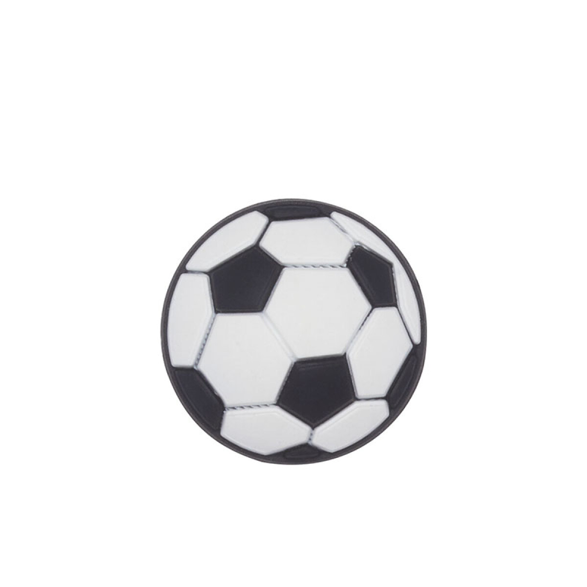 Jibbitz™ Charm Soccerball - Blanco 