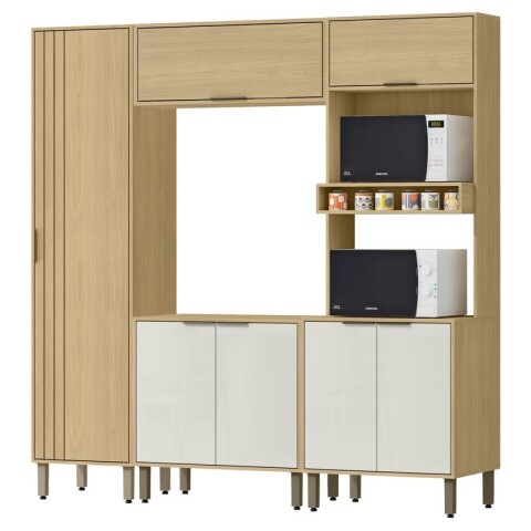 Cocina Modular Gloria 4 Piezas Mdp 15mm Bajo Mesada Aéreo 80 Cm Torre Para Horno Microondas Alacenas Y Panelero Cocina Modular Gloria 4 Piezas Mdp 15mm Bajo Mesada Aéreo 80 Cm Torre Para Horno Microondas Alacenas Y Panelero