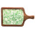 Tabla de Madera de 38 x 22 cm - Varios Diseños Pajaros Verde