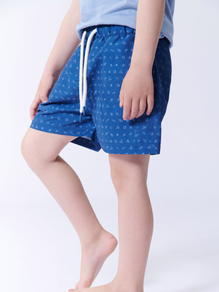 Short de baño estampado elements Elements Azul