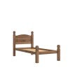 Cama 1 Plaza Madera Rustica 0.90 X 1.90 Nogal Cama 1 Plaza Madera Rustica 0.90 X 1.90 Nogal
