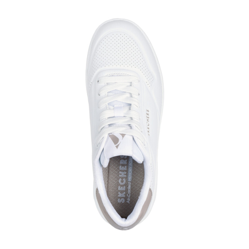 Zapatillas Skechers Uno Court Mujer White