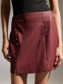 Falda Orietta Bordeaux Oscuro