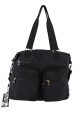 Bolso grande con bolsillos Bolso grande con bolsillos negro