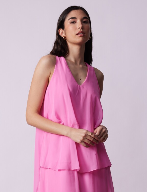Vestido Capas ROSA