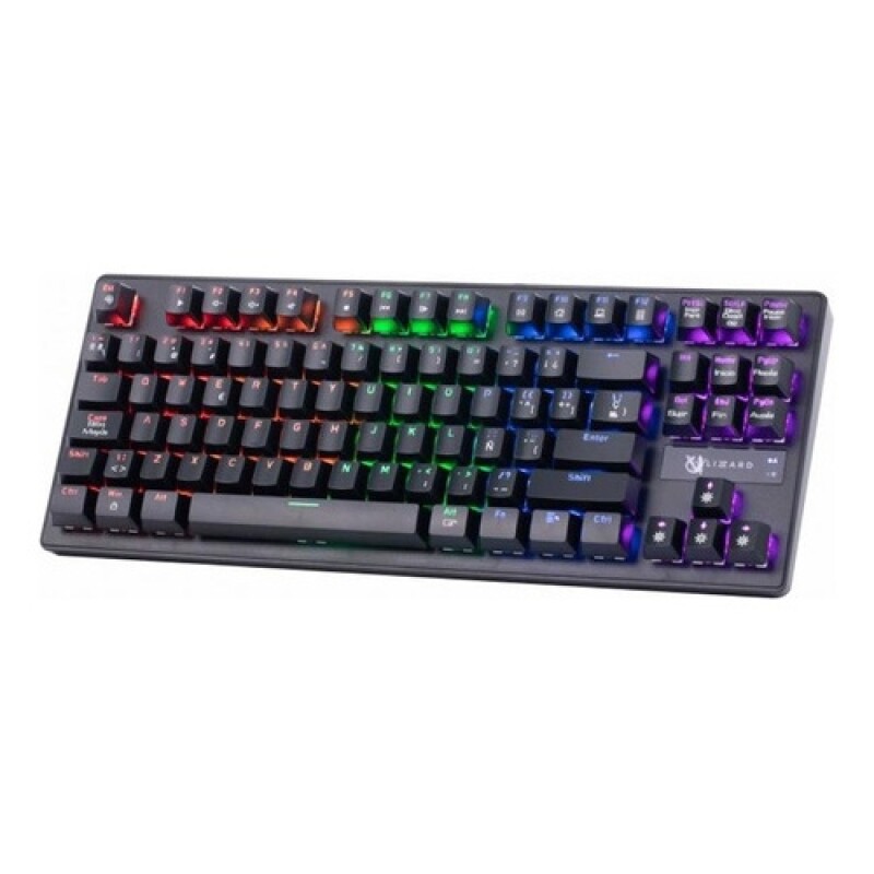 Teclado gamer mecánico X-Lizzard RGB, USB y anti-ghosting - Español Teclado gamer mecánico X-Lizzard RGB, USB y anti-ghosting - Español