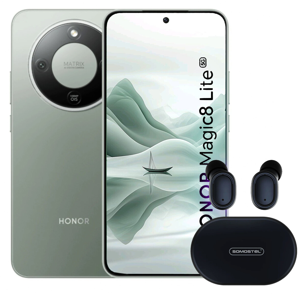 Honor Magic 8 Lite 8gb Ram 256gb 5g + Regalo - VERDE 