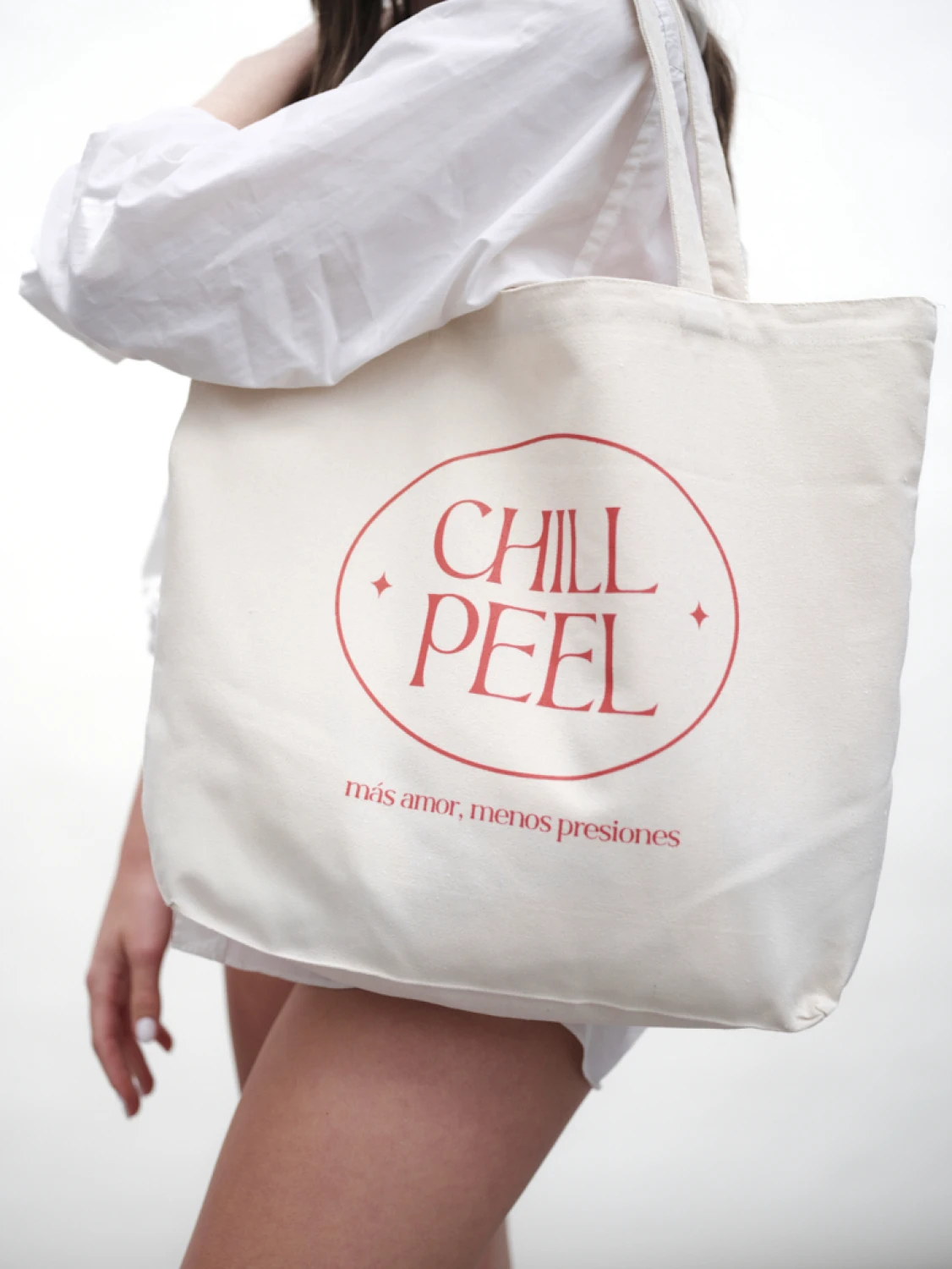 Tote Bag Chill Peel rojo talle unico