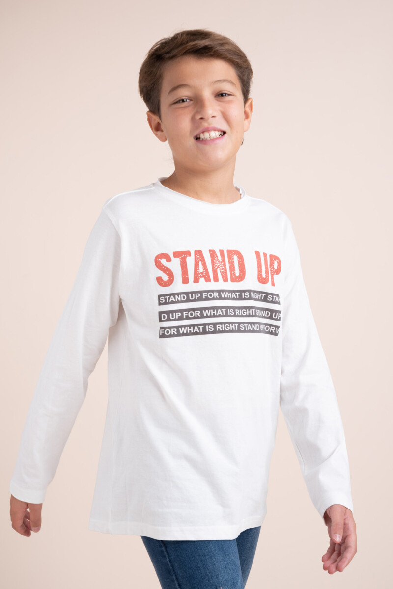 Remera con estampa - Stand up 