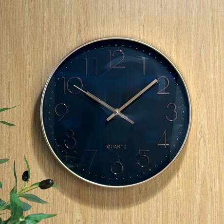 Reloj Pared Redondo gold & negro Ø 30cm Reloj Pared Redondo gold & negro Ø 30cm