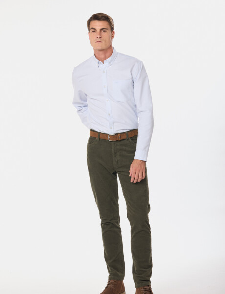 PANTALÓN DE PANA Verde
