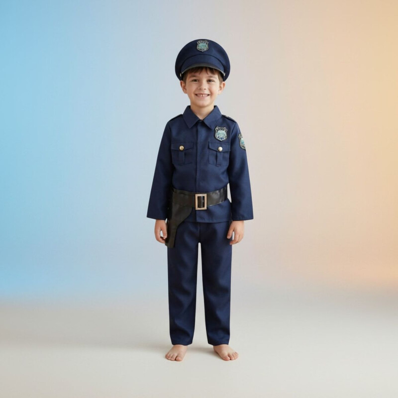 Disfraz De Policía Oficial Para Niño/a Disfraz De Policía Oficial Para Niño/a