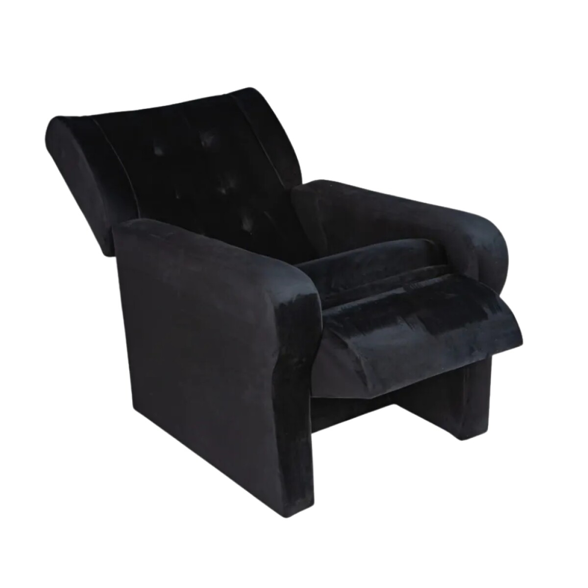 SOFÁ SILLÓN POLTRONA BUTACA RECLINABLE - NEGRO 