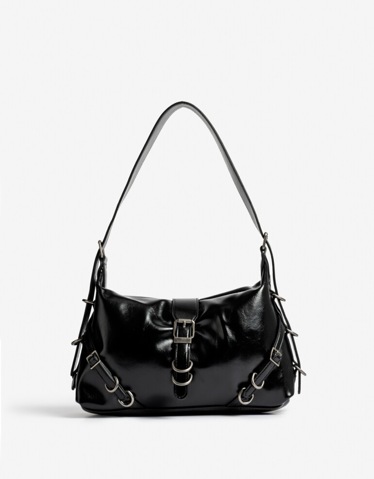 City Cartera Baguette Negro - Negro