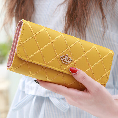 Billetera de dama colores Amarillo