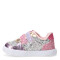 Championes Infantiles Bibi Agility Mini c/ Velcro Plateado - Rosado - Lila